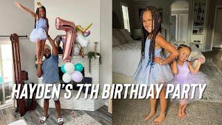 Hayden’s first sleepover party! 7 years old ️ #birthdayvlog #birthdayparty