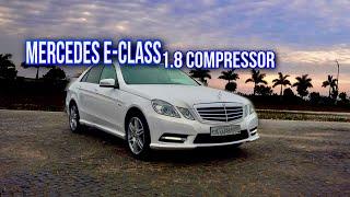 MERCEDES E-CLASS 1.8 COMPRESSOR VIDEO REVIEW