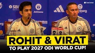 Gautam Gambhir Press Conference: Rohit & Virat Will Play 2027 ODI World Cup