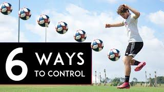 6 AMAZING Ways to CONTROL the Ball in REAL GAMES