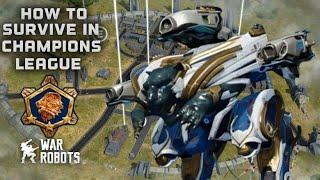 HOW TO SURVIVE IN CHAMPION LEAGUE! SONIC LUCHADOR KILLS 5 TITANS! (War Robots)