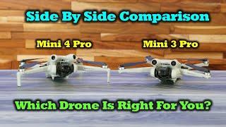 DJI Mini Drone Showdown - Mini 3 Pro vs  Mini 4 Pro