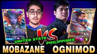 OGNIMOD NG PINAS vs. US Dangerous Marksman MOBAZANE in Rank! PH vs. US ~ Mobile Legends