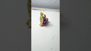 Easy Paper Butterfly   #shorts #butterfly #paperbutterfly
