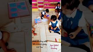 Kids working in lab with Kreedo materials| Iqra Global Academy