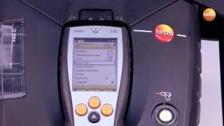 testo 350 Gas Analyser - Step 1 - How to Start Measuring Instrument