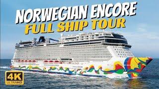 New Norwegian NCL Encore Ultimate Ship Tour 2024   Deck by Deck Complete Cruise Ship Tour