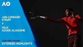 Jan-Lennard Struff v Felix Auger-Aliassime Extended Highlights | Australian Open 2025 First Round