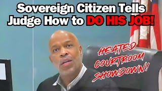 Sovereign Citizen would not BACK DOWN in Court