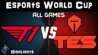 T1 vs TES Highlights ALL GAMES Esports Worlds Cup 2024 Finals T1 vs Top Esports by Onivia