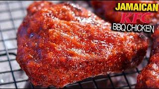 How To Make JAMAICAN  KFC CRISPY FRIED BBQ CHICKEN |Detailed Recipe | MukBang | Hawt Chef