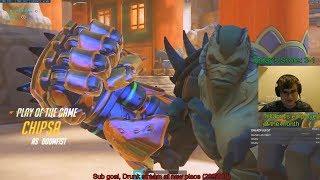 Overwatch Doomfist God Chipsa Monster Gameplay With 58% Kill Participation