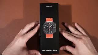 ASMR unboxing - Samsung Galaxy Watch Ultra (Titanium Gray)