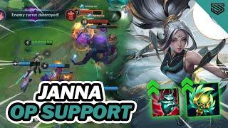 UNDERRATED OP SUPPORT Analysis Janna Wild Rift Gameplay