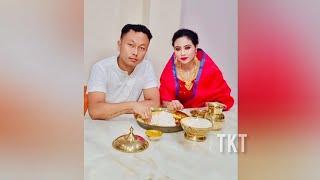 Tonthoi Leisangthem and Deepak Thokchom - Tonthoi and her husband photo collection