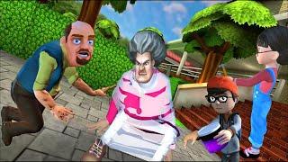 Scary Teacher 3D WRAP TRAP | New Update All New Levels Trouble In Paradise (Android,iOS)