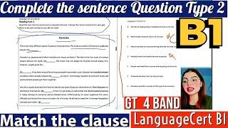 LanguageCert International ESOL SELT B1 Reading Test ( Part 2) General Training Reading Exercise 9