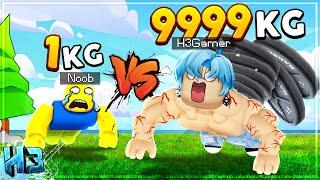 Mình HÍT ĐẤT hơn 1000 Lần?? Trở Thành NGƯỜI CHỐNG ĐẨY Mạnh Nhất Trong Push Up Battles | Roblox