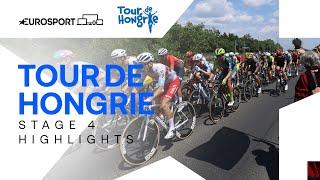 EXCEPTIONAL WIN!  | Tour Of Hungary Stage 4 Race Highlights | Eurosport Cycling