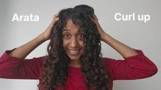 Curl up Vs Arata Curly Hair Cream Comparison for Frizzy & Wavy Hair