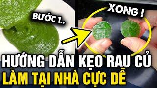 Giữa lùm xùm KẸO RAU CỦ KERA, bà mẹ hướng dẫn CÁCH TỰ LÀM TẠI NHÀ cực dễ | Tin 3 Phút