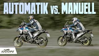 Walten ohne Schalten  BMW ASA auf BMW GS im Vergleichstest mit Quickshifter auf BMW R 1300 GS