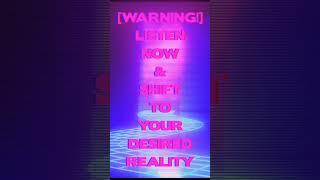 SHIFTING | LISTEN NOW TO SHIFT TO YOUR DESIRED REALITY | FREQUENCY 432HZ | SUBLIMINAL AFFIRMATIONS