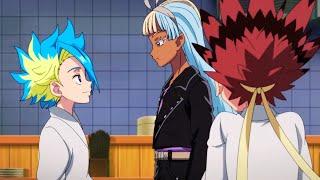 Shiguru Nanairo Meets Kamen X (HD) - Beyblade X