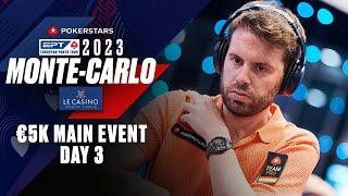 EPT Monte-Carlo 2023:  €5,300 Main Event Day 3 Livestream ️ PokerStars