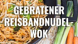 GEBRATENER REISBANDNUDEL-WOK (Rezept)