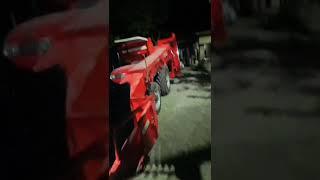 Eicher 650 mini harvester crop cutting Harsh mishra 7056 #youtube #eichertractor #tractorking