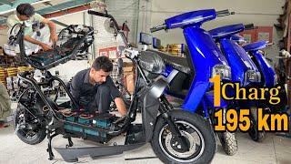 Complete procedure for making a bike that can travel 195 km on a single charge