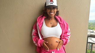 Deiondra Sanders baby might be tall after all   BABIES FIRST ANATOMY SCAN