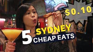 5 SYDNEY CHEAP EATS under $1(ish)  NIGHTLIFE Edition in Sydney City AUSTRALIA