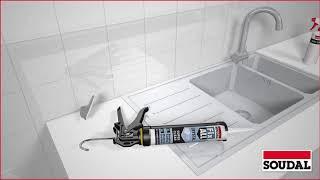 Soudal Fix ALL® Crystal - Appliquer un mastic colle transparent