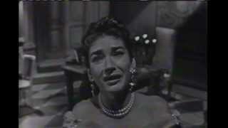 MARIA CALLAS sings  "Vissi D'arte"  on November 25, 1956