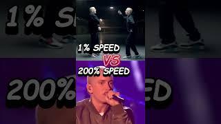 1% VS 200% Speed (Rap God) #eminem