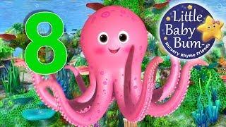 The Number 8 Song | Nursery Rhymes for Babies by LittleBabyBum - ABCs and 123s