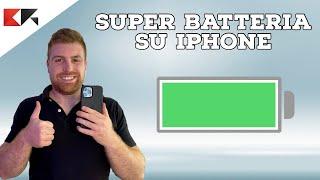 Aumentare DAVVERO la durata della batteria di iPhone (IN 2 MINUTI)