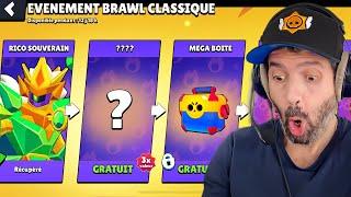 RÉCUPÈRE ces RÉCOMPENSES GRATUITES  (merci brawl stars ) : mega boite, gemmes, skins, emotes