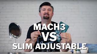 Wet Shave Showdown Gillette Mach 3 vs Gillette Double Edge Razor Slim Adjustable