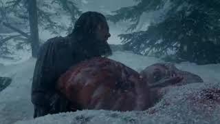 The revenant movie scene _ Leonardo DiCaprio