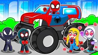 Rizzing Girls with $50,000,000 SPIDERMAN TRUCK in Roblox Driving Empire!