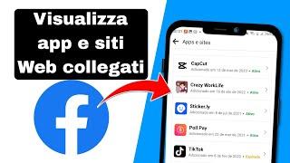 Come vedere app e siti Web collegati al tuo Facebook