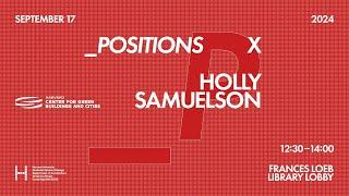 _positions X: Holly Samuelson