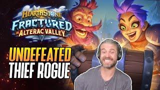 (Hearthstone) UNDEFEATED Thief Rogue - Fractured in Alterac Valley