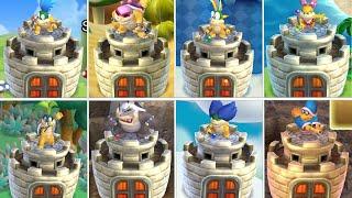 New Super Mario Bros Wii All Towers All Castles All Airships All Bosses (No Damage)