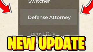 JUJUTSU SHENANIGANS UPDATE! (NEW CODES, DEFENSE ATTORNEY SHOWCASE & MORE) Roblox