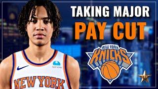 Knicks Rookie Pacome Dadiet Taking MAJOR Pay Cut… | Knicks News