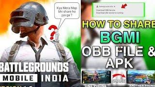 How To Transfer BGMI+OBB One Mobile To Another 2023 Hindi | Easy Way To Share In 2 Minute